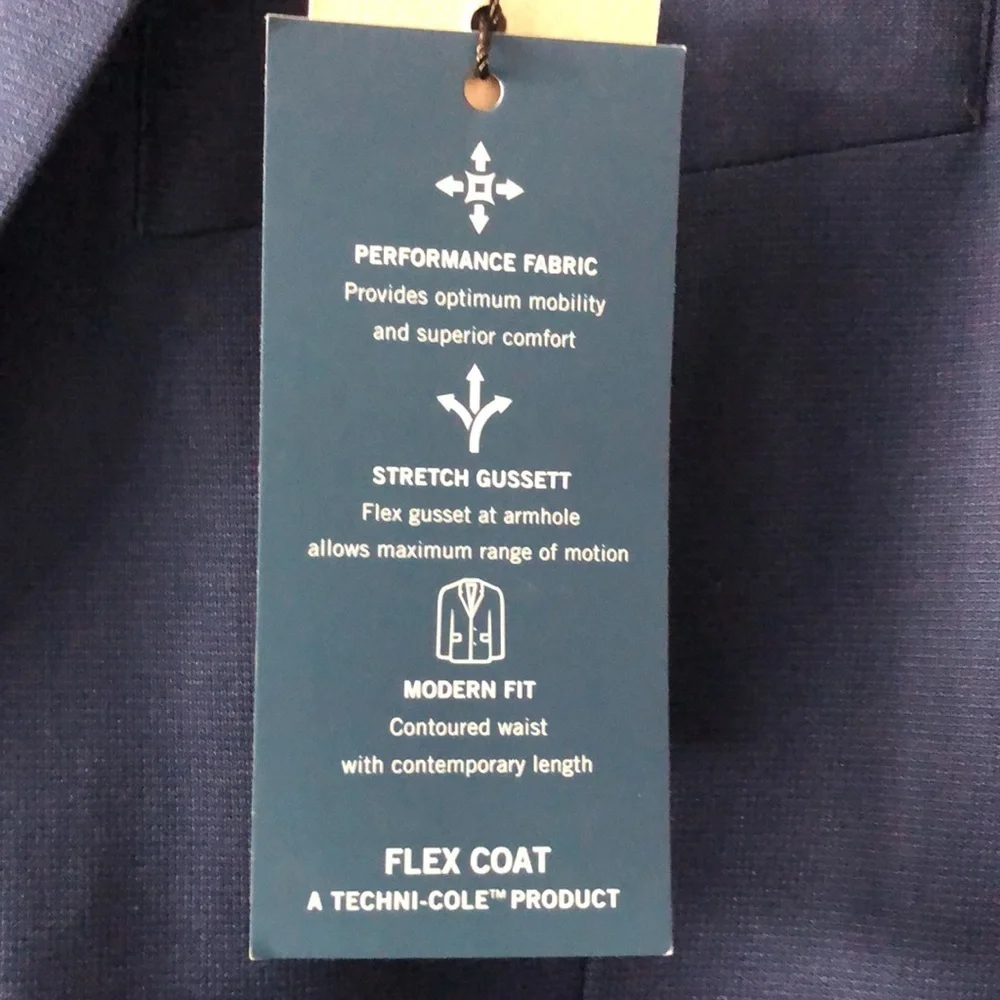 Kenneth Cole Reaction Men's Blue Suit Jacket
